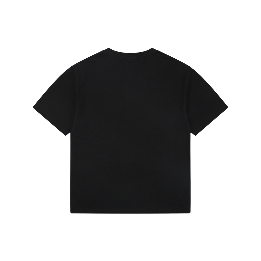 Burberry Tartan TB Monogram Oversized Short-Sleeve T-Shirt – Black