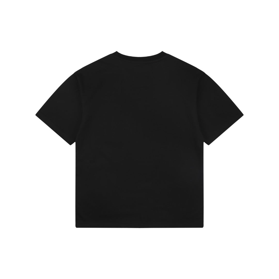 Dior Striped Faux Pocket Short-Sleeve T-Shirt – Black
