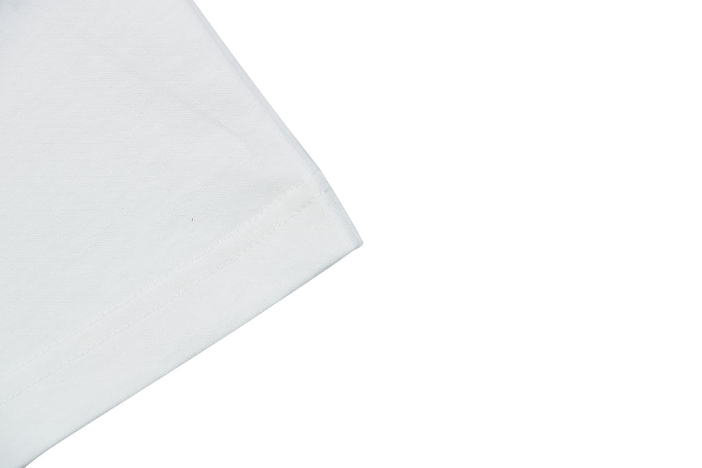 Dior Striped Faux Pocket Short-Sleeve T-Shirt – White