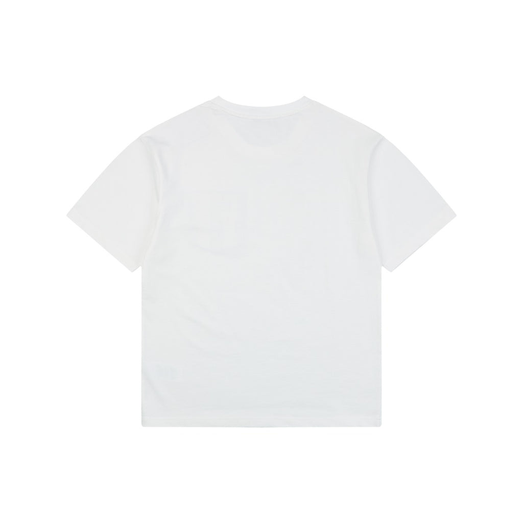 Dior Striped Faux Pocket Short-Sleeve T-Shirt – White