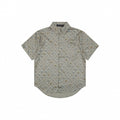 Louis Vuitton Daisy Monogram All-Over Print Short-Sleeve Shirt – Sage Green