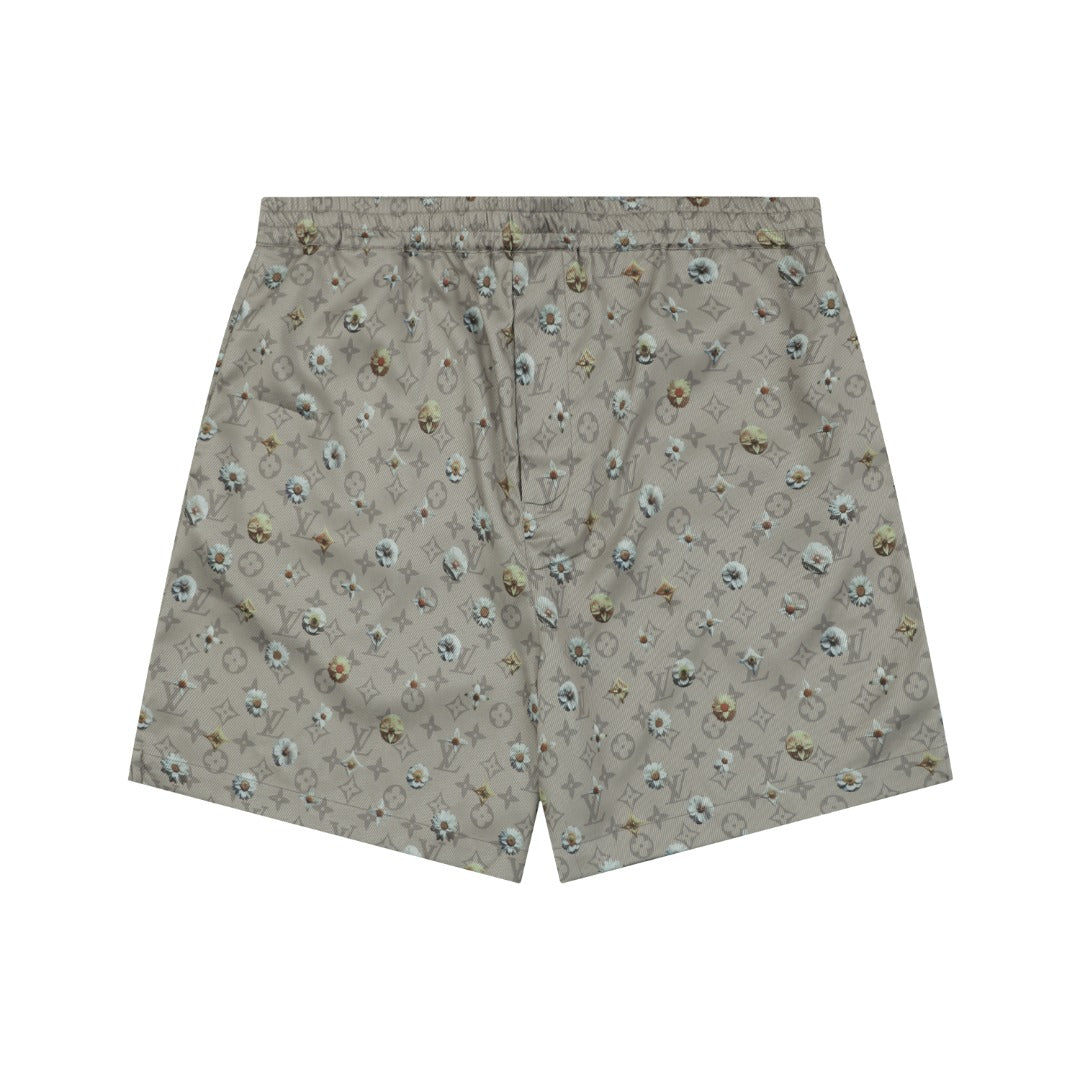 Louis Vuitton Daisy Monogram All-Over Print Shorts – Sage Green