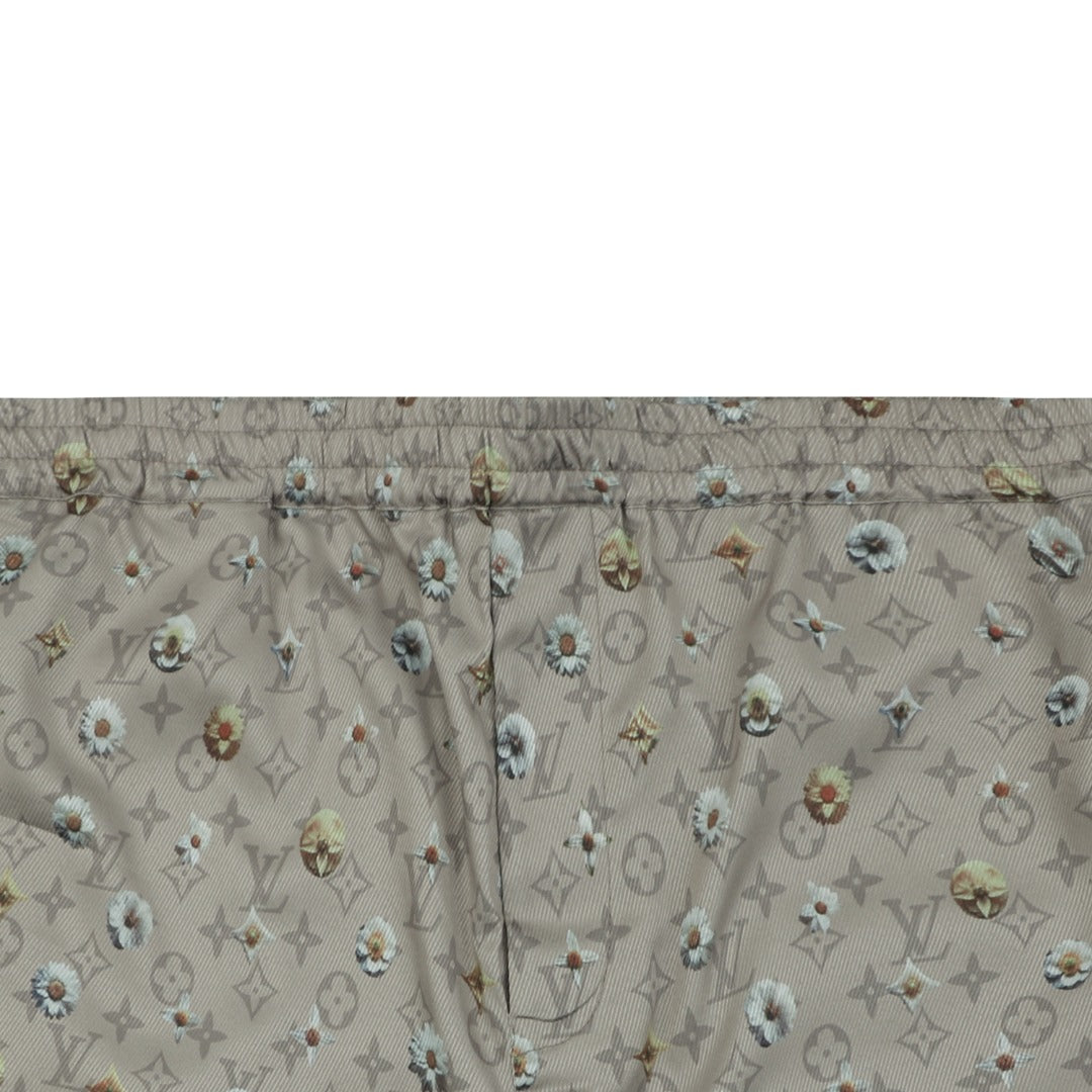 Louis Vuitton Daisy Monogram All-Over Print Shorts – Sage Green