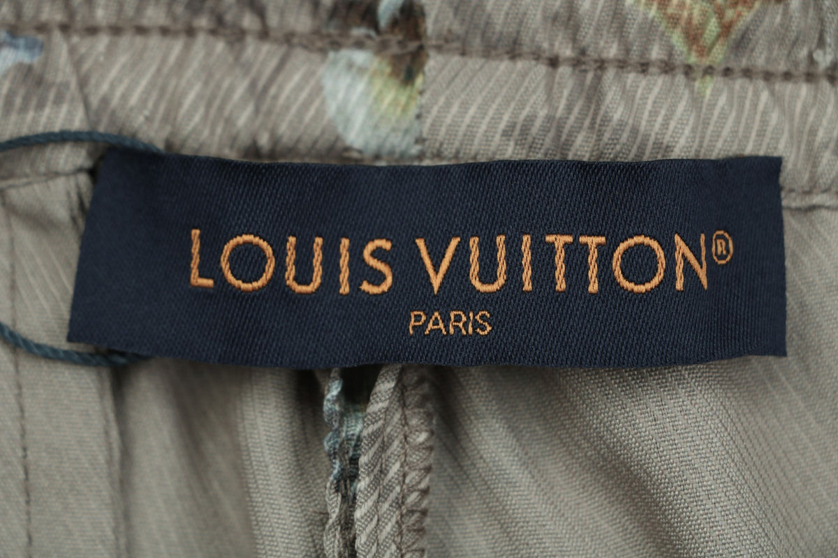 Louis Vuitton Daisy Monogram All-Over Print Shorts – Sage Green