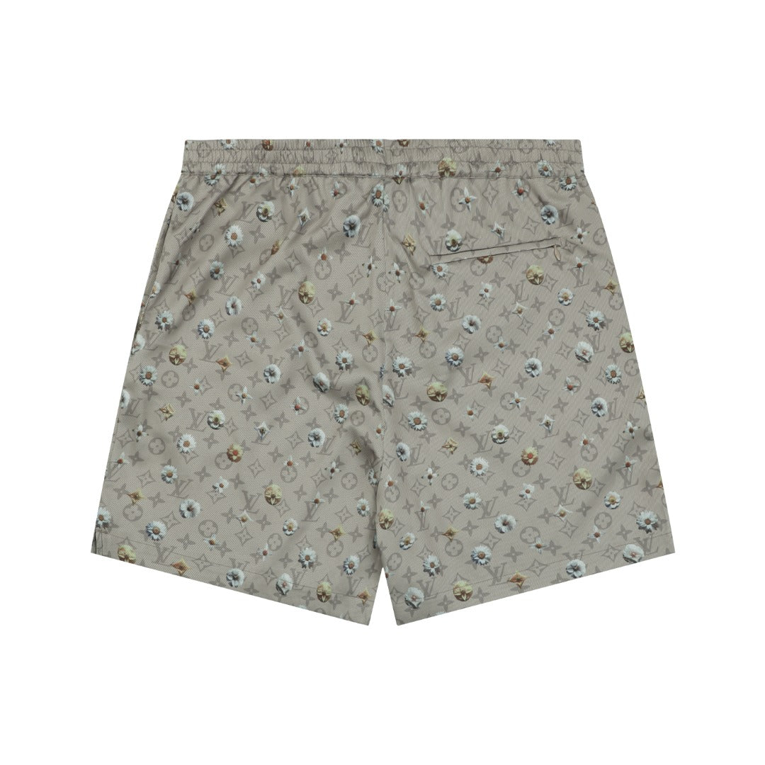 Louis Vuitton Daisy Monogram All-Over Print Shorts – Sage Green