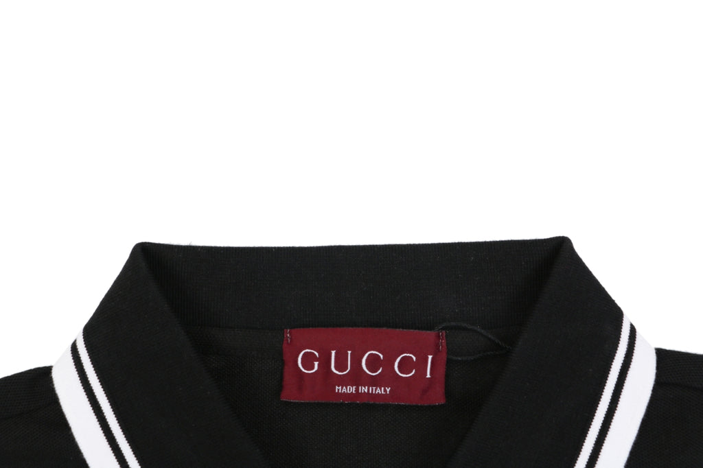 Gucci Double G Pocket Polo Shirt – Black
