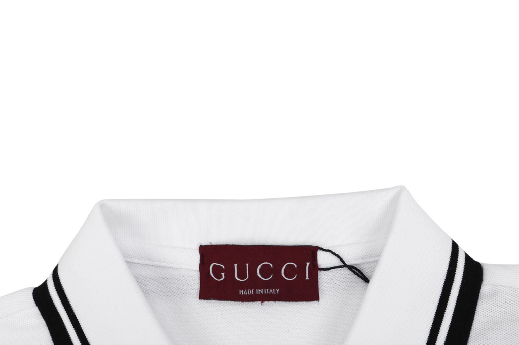 Gucci Double G Pocket Polo Shirt – White