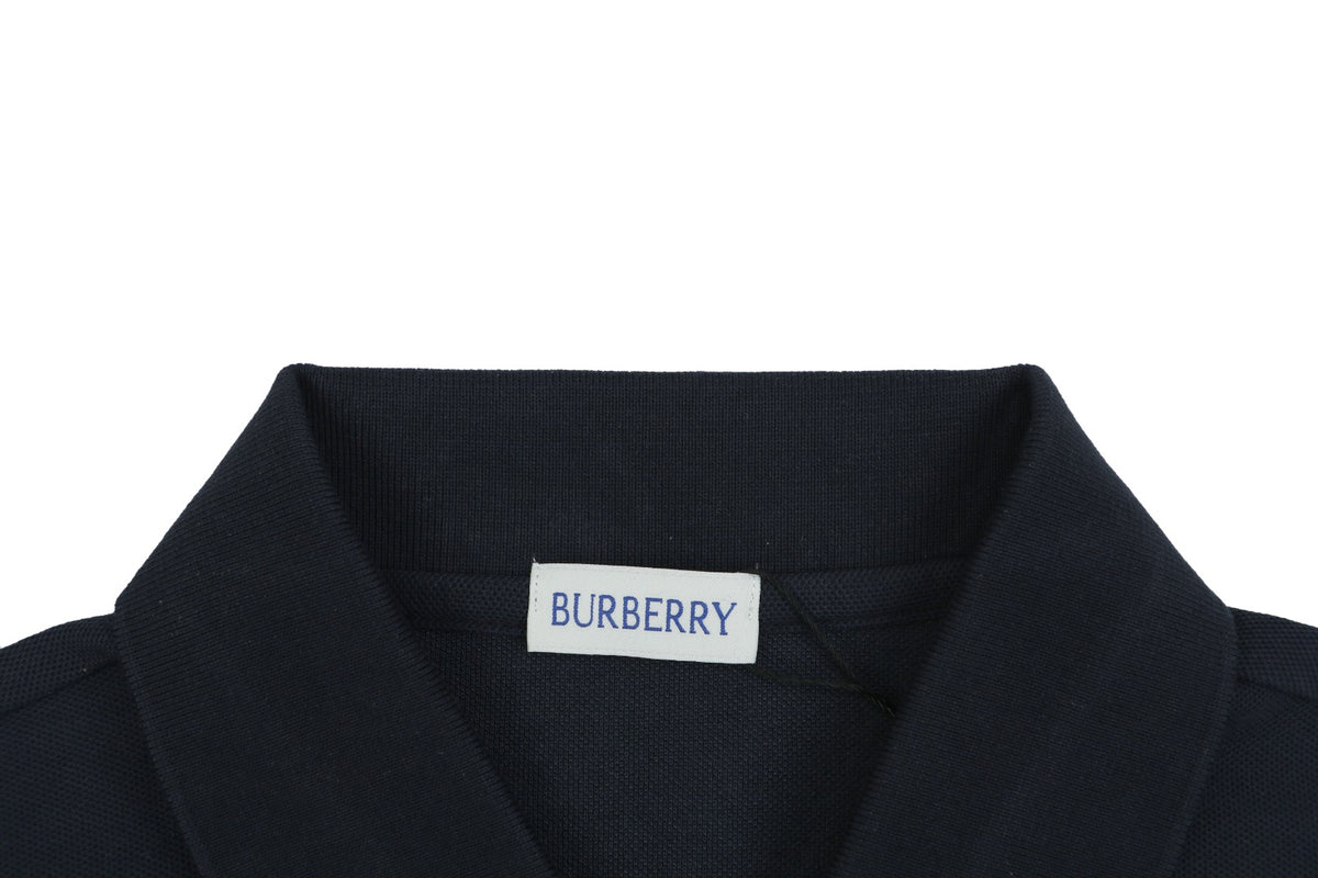 Burberry Metal Equestrian Knight Polo Shirt – Navy