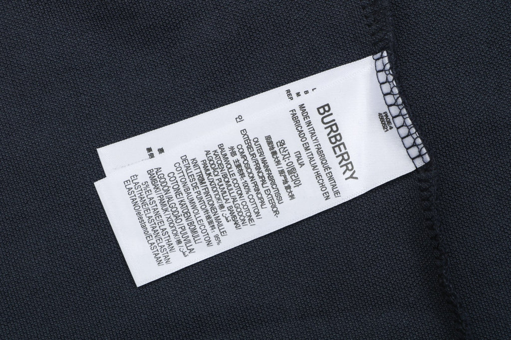 Burberry Metal Equestrian Knight Polo Shirt – Navy