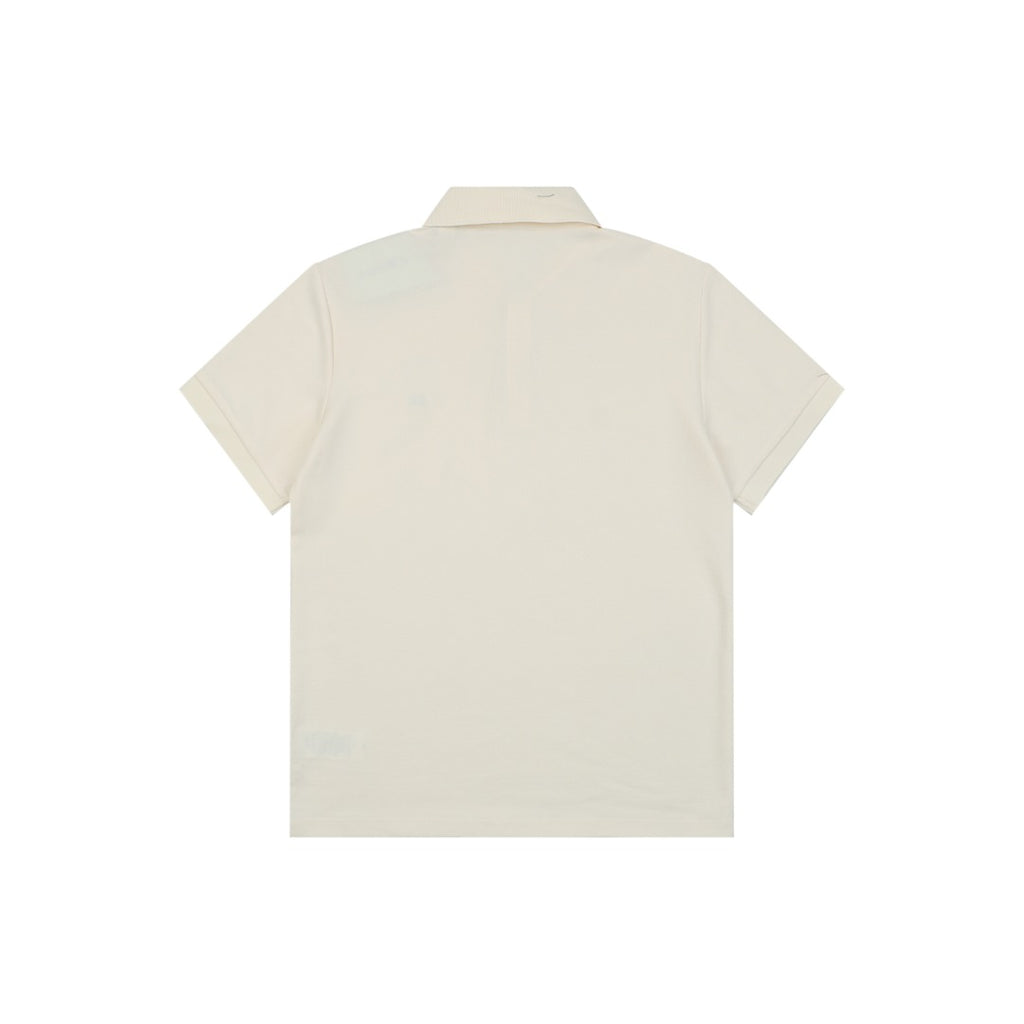 Burberry Metal Equestrian Knight Polo Shirt – Cream