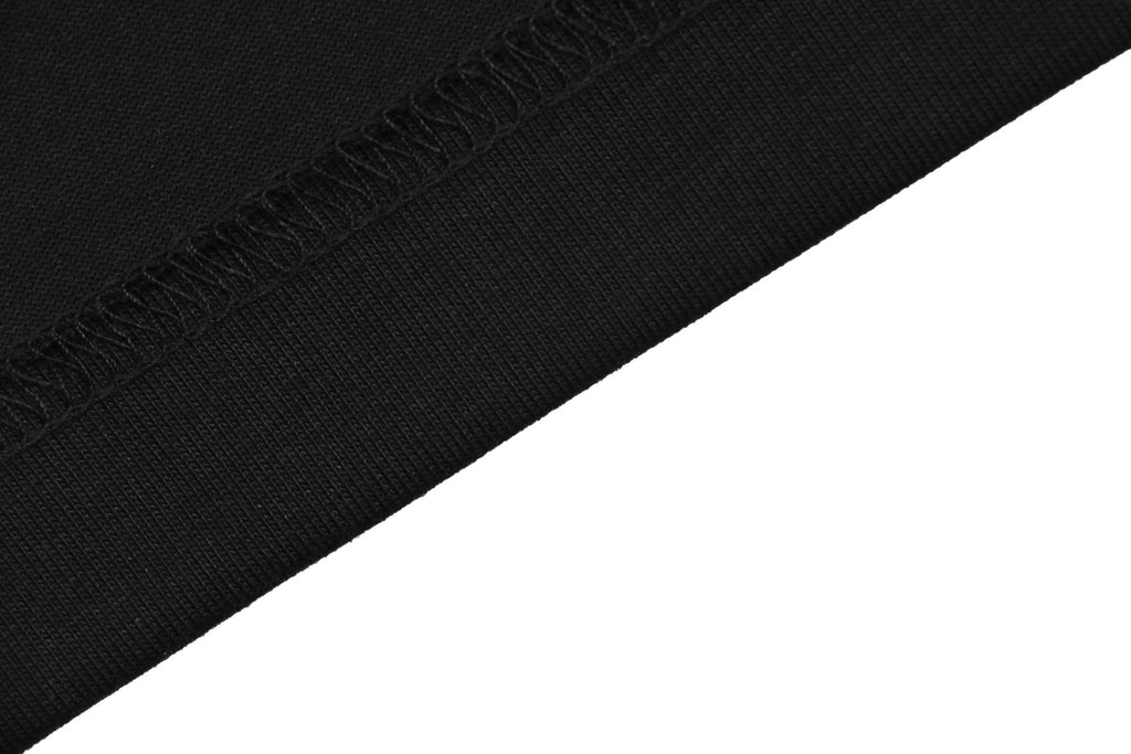 Dior Cursive Script Logo Embroidered Tee – Black