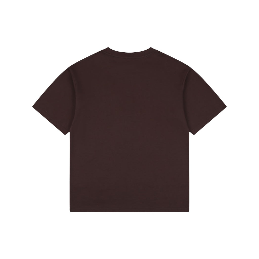 Burberry Thistle Floral Logo Print Short-Sleeve Tee Brown