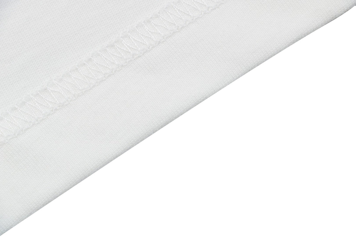 Burberry Thistle Floral Logo Print Short-Sleeve Tee White