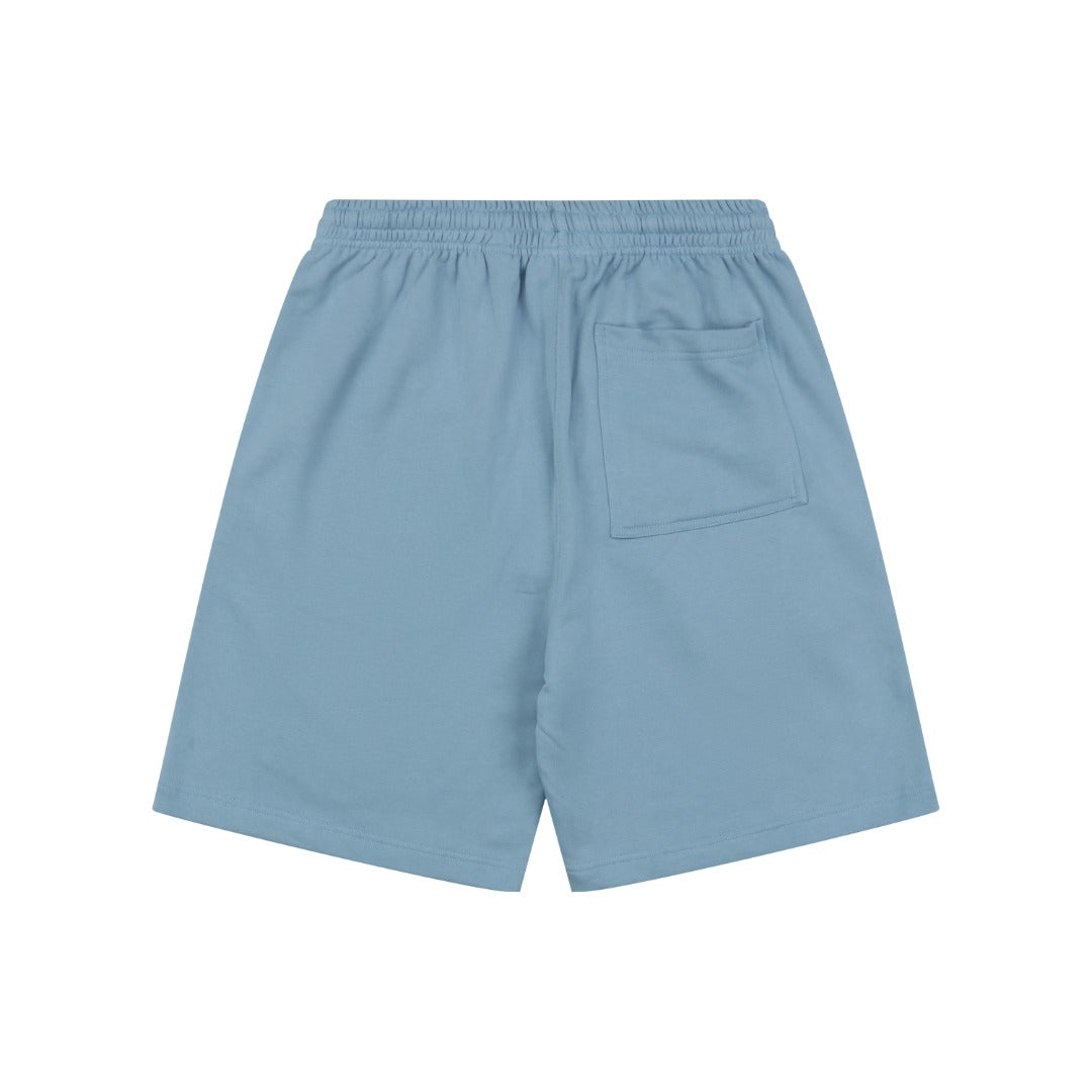 Burberry Oval Equestrian Knight Embroidered Shorts Blue
