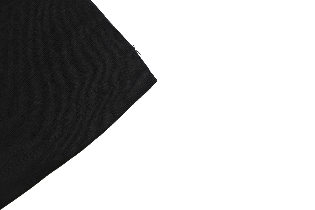 Gucci 1921 Interlocking Double G Green Embroidered Tee Black