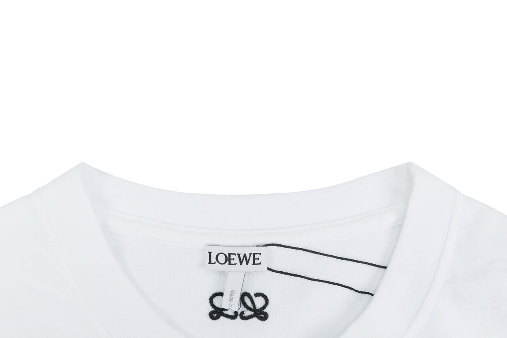 Loewe Red Monster Appliqué Short-Sleeve Tee White