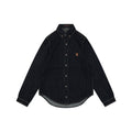 Louis Vuitton LV Monogram Leather Tab Denim Shirt Jacket Indigo