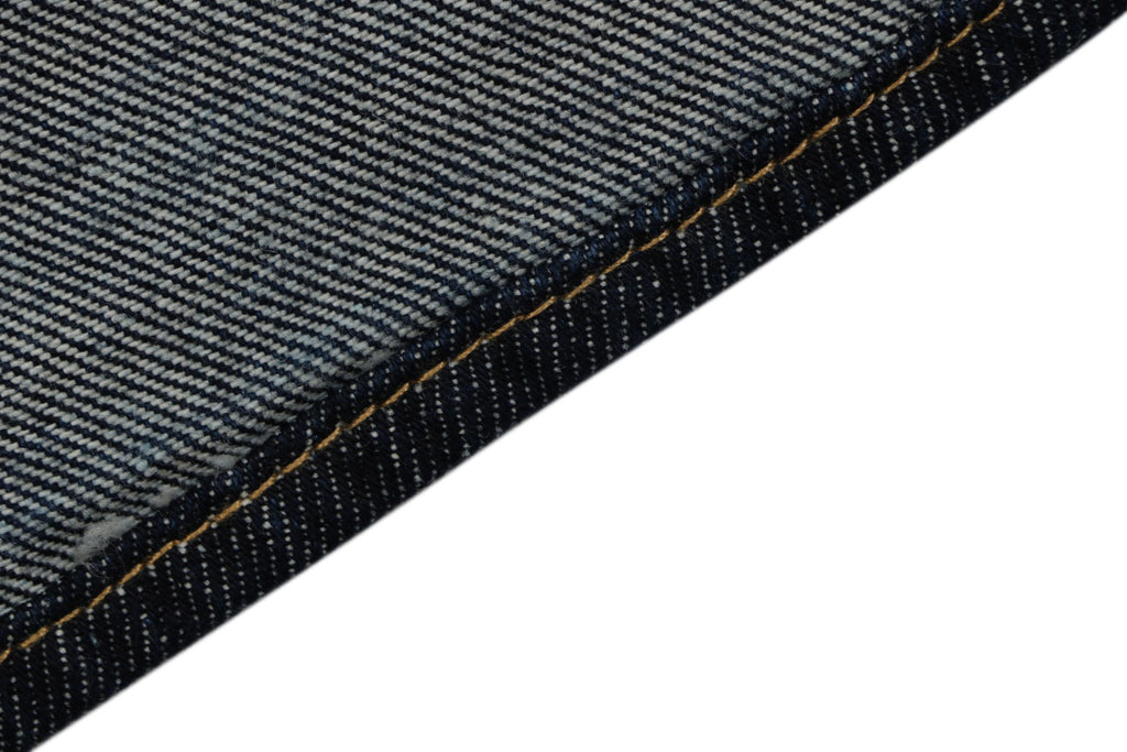 Louis Vuitton LV Monogram Leather Tab Denim Shirt Jacket Indigo