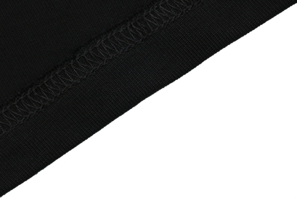 Balenciaga Front-Small Back-Large Letter Embroidery Tee – Black/White