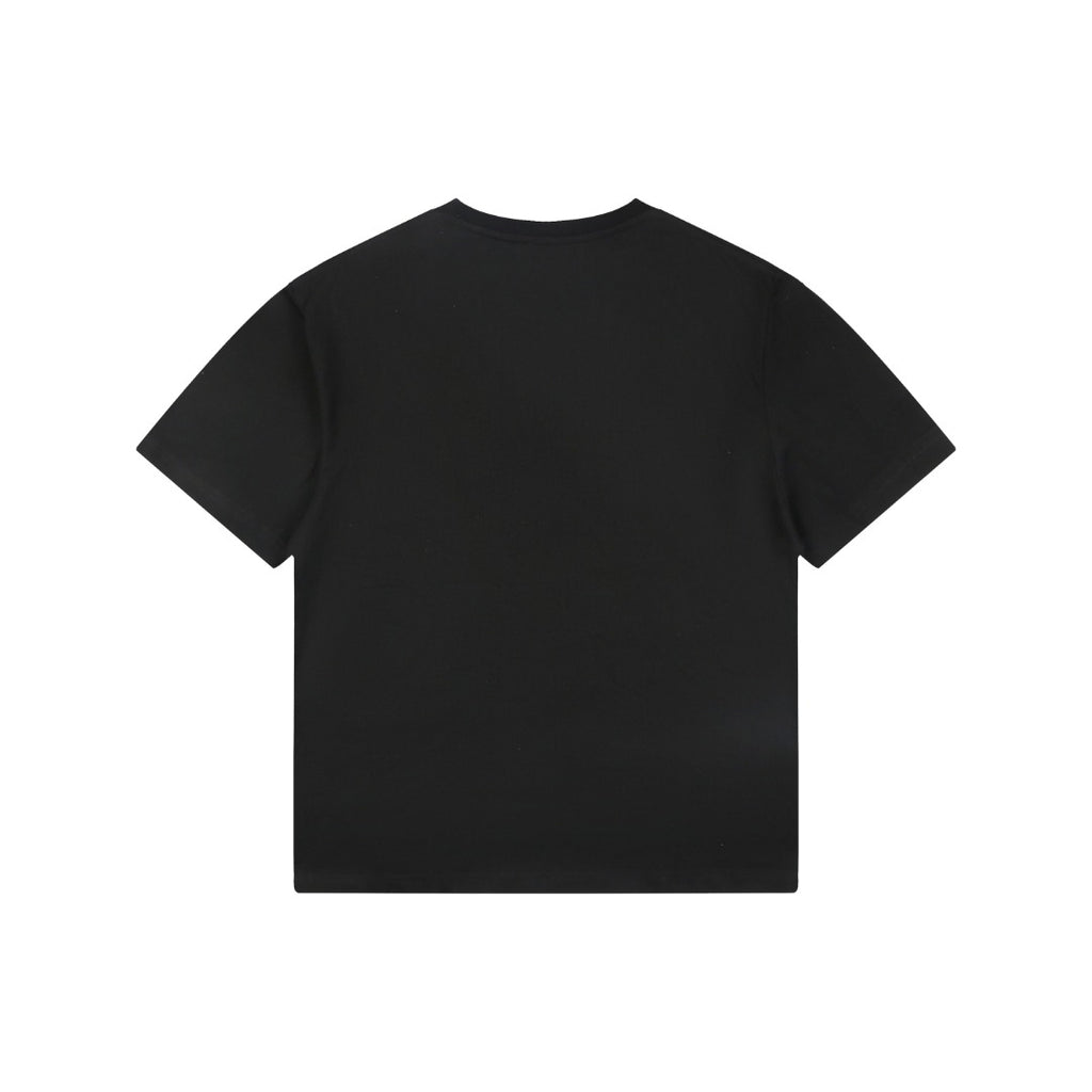 Loewe Pocket Color-Block Half-Anagram Embroidery T-Shirt – Black