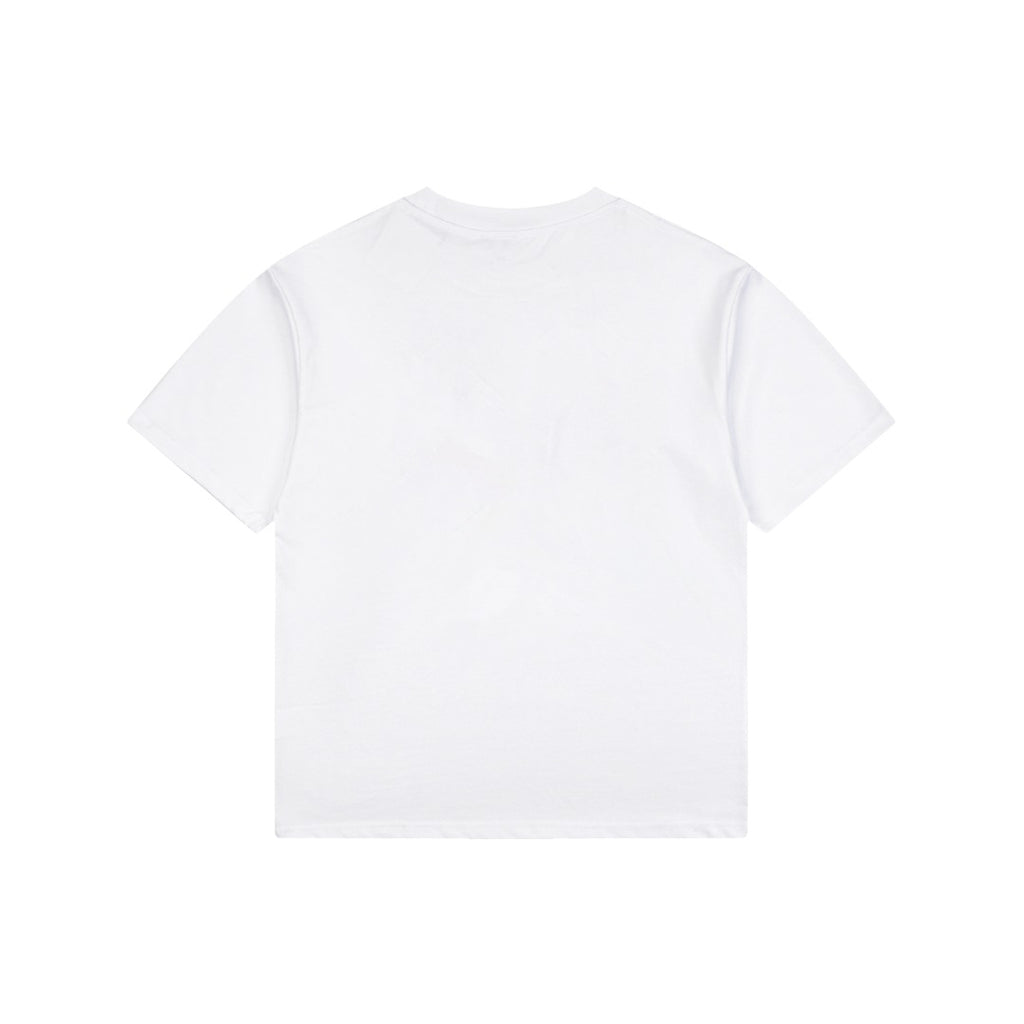 Loewe Pocket Color-Block Half-Anagram Embroidery T-Shirt – White