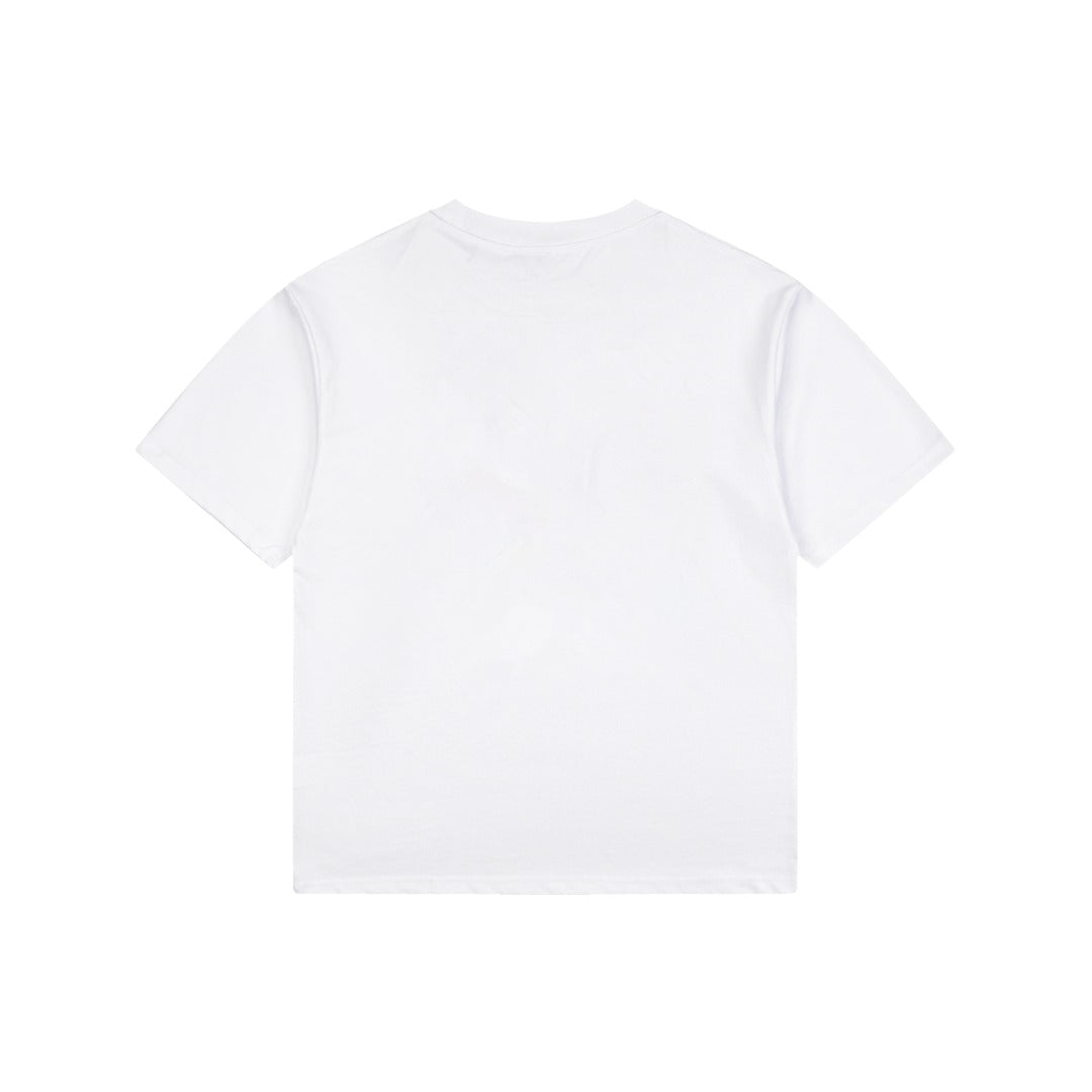 Loewe Pocket Color-Block Half-Anagram Embroidery T-Shirt – White
