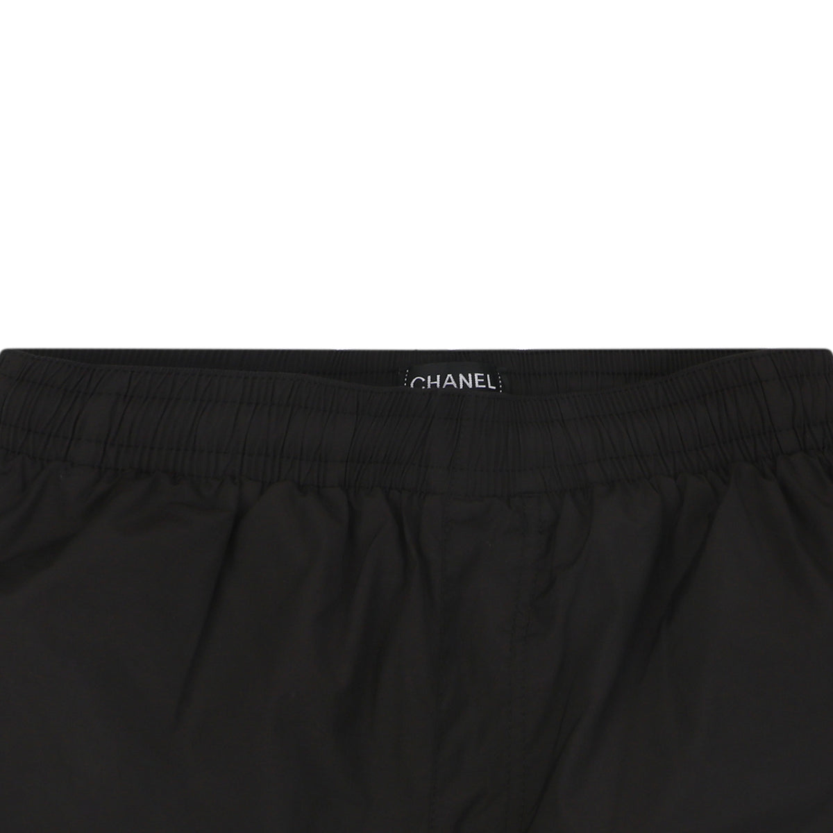 Chanel CC Mini Logo Embroidered Shorts – Black