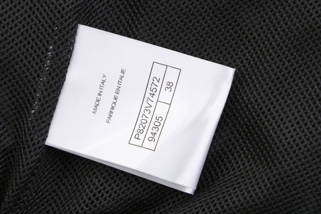 Chanel CC Mini Logo Embroidered Shorts – Black