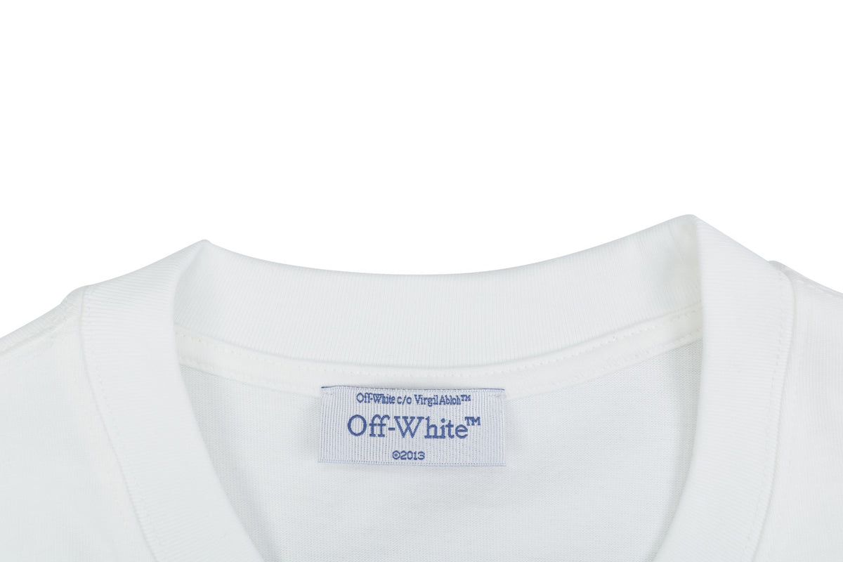 Off-White c/o Virgil Abloh Cherry Blossom Arrow Graphic Short Sleeve Tee — White