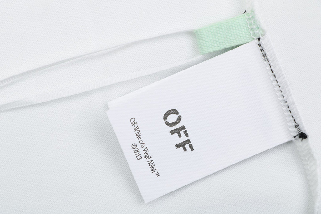 Off-White c/o Virgil Abloh Cherry Blossom Arrow Graphic Short Sleeve Tee — White