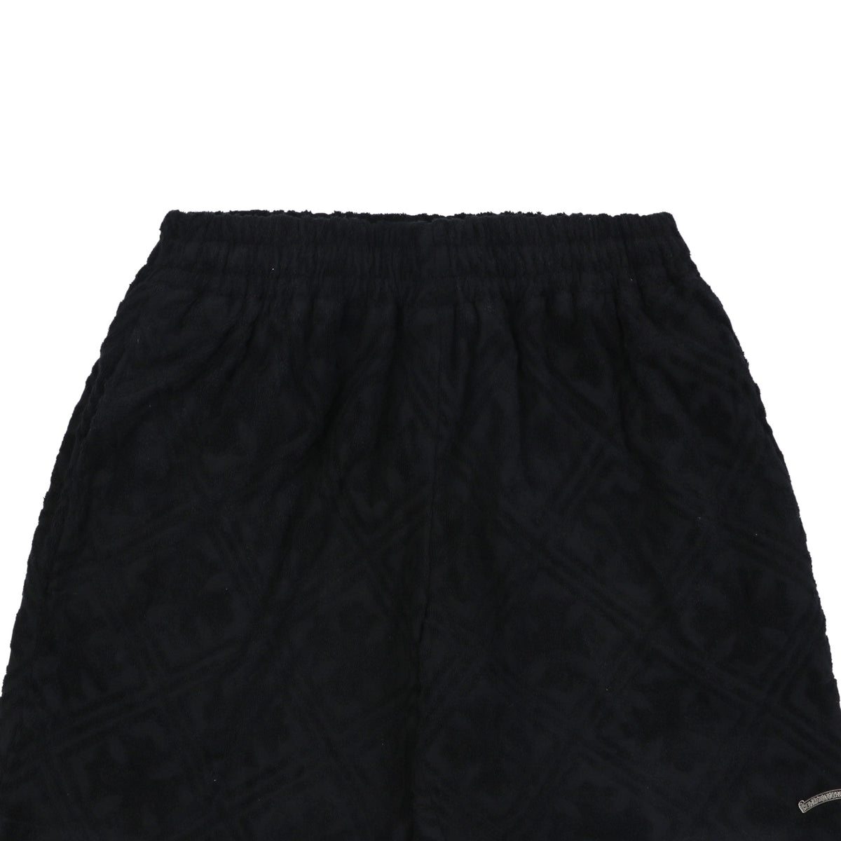 Chrome Hearts Cannes Limited Edition Cross Floral Terry Shorts – Black