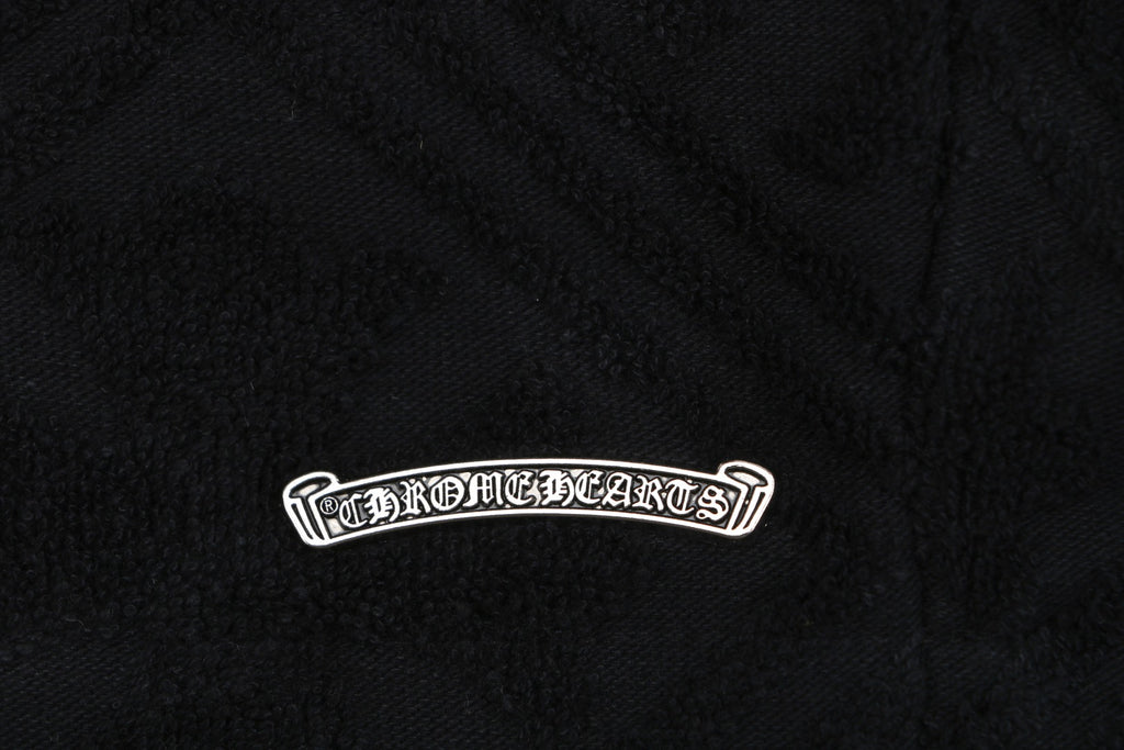 Chrome Hearts Cannes Limited Edition Cross Floral Terry Shorts – Black