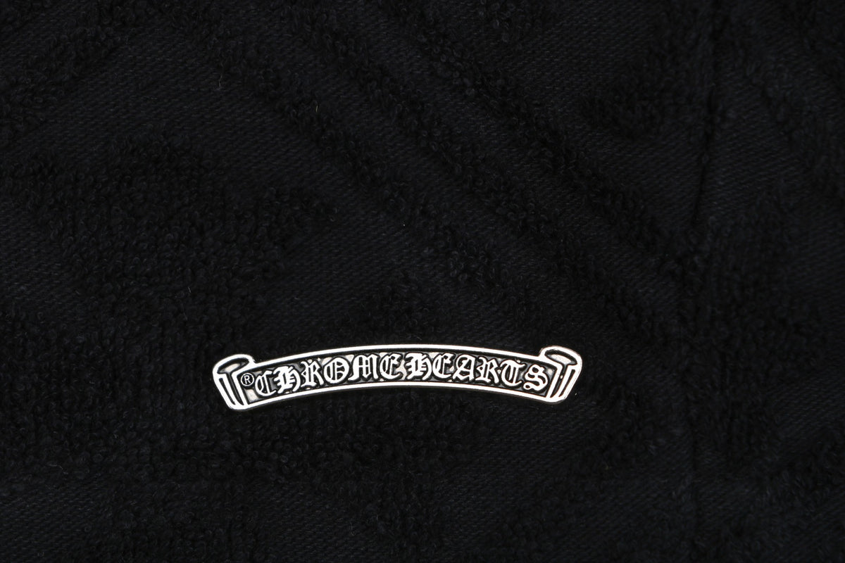 Chrome Hearts Cannes Limited Edition Cross Floral Terry Shorts – Black