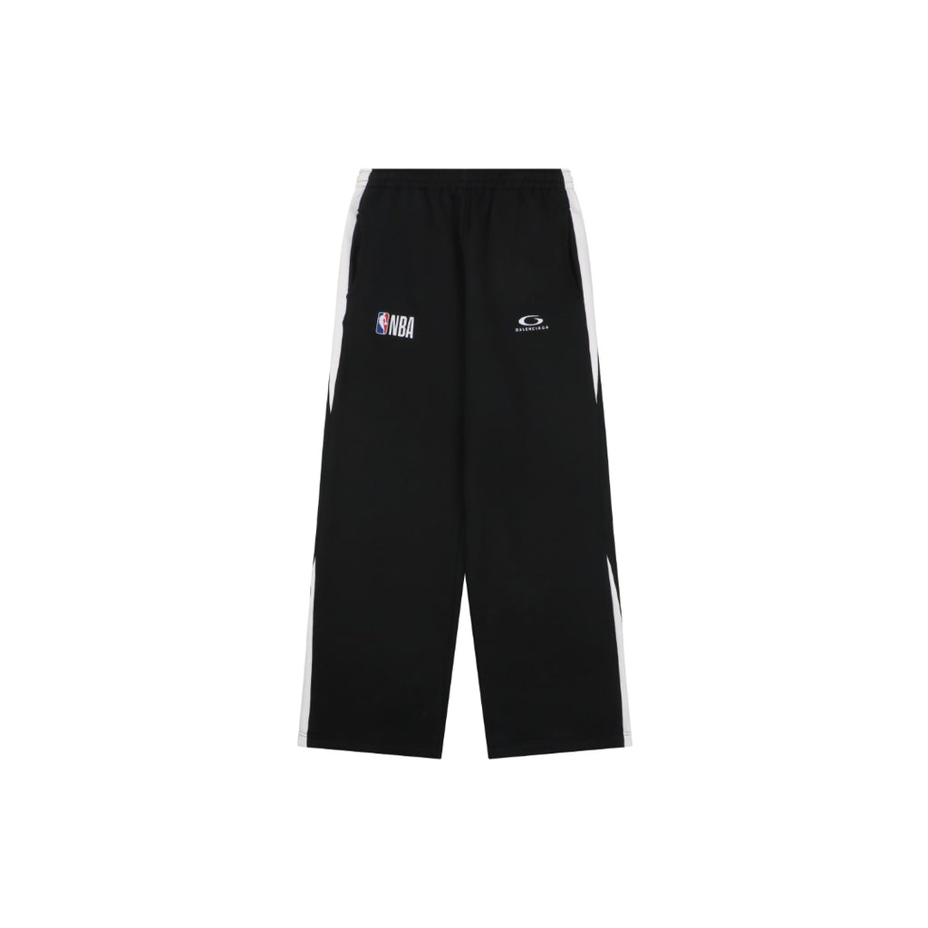 Balenciaga x NBA Ring Logo Embroidered Track Pants – Black