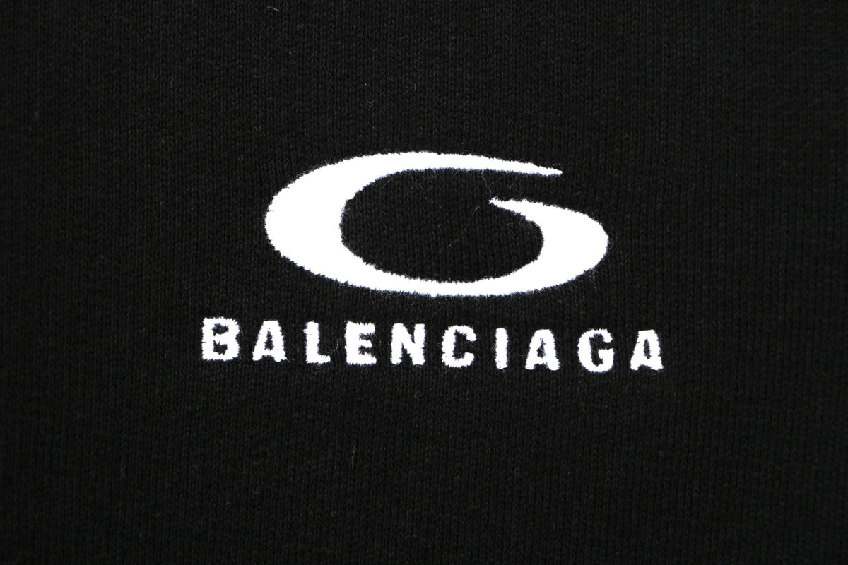 Balenciaga x NBA Ring Logo Embroidered Track Pants – Black