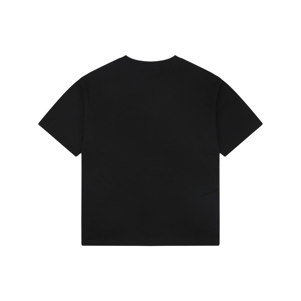 Gucci Double G Letter Graphic Print T-Shirt – Black