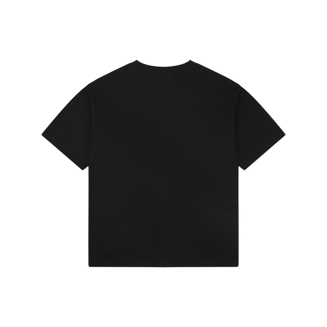 Gucci Double G Letter Graphic Print T-Shirt – Black