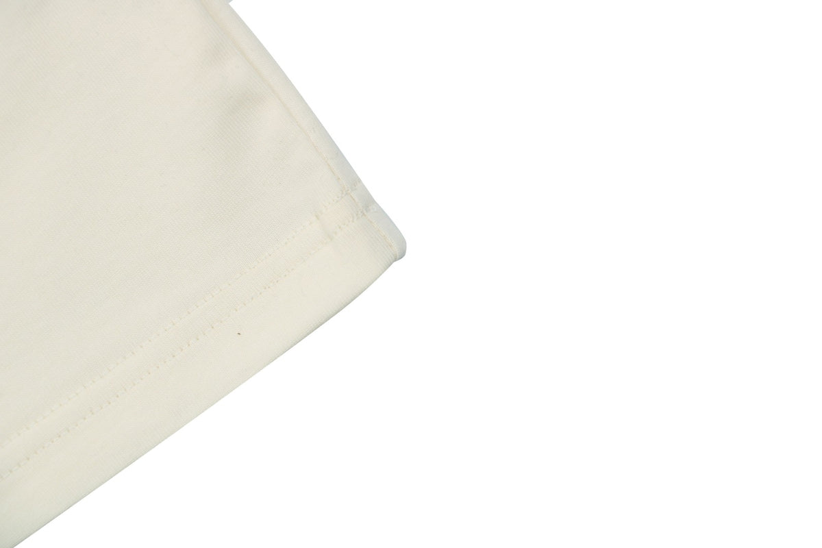 Gucci Double G Letter Graphic Print T-Shirt – Cream