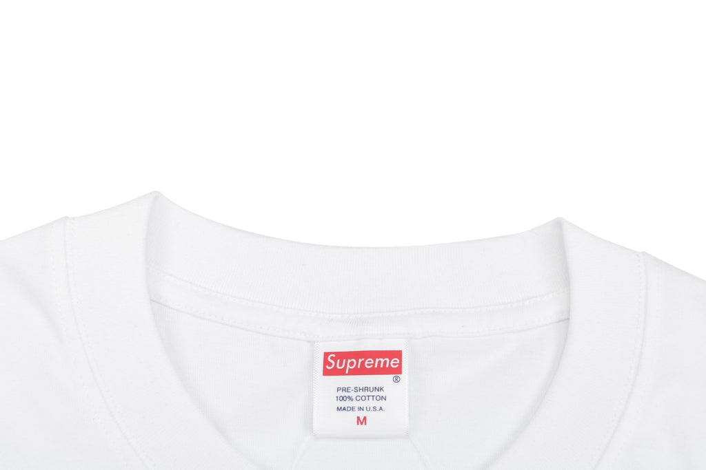 Supreme Spider-Man Graphic Print Short Sleeve Tee – White