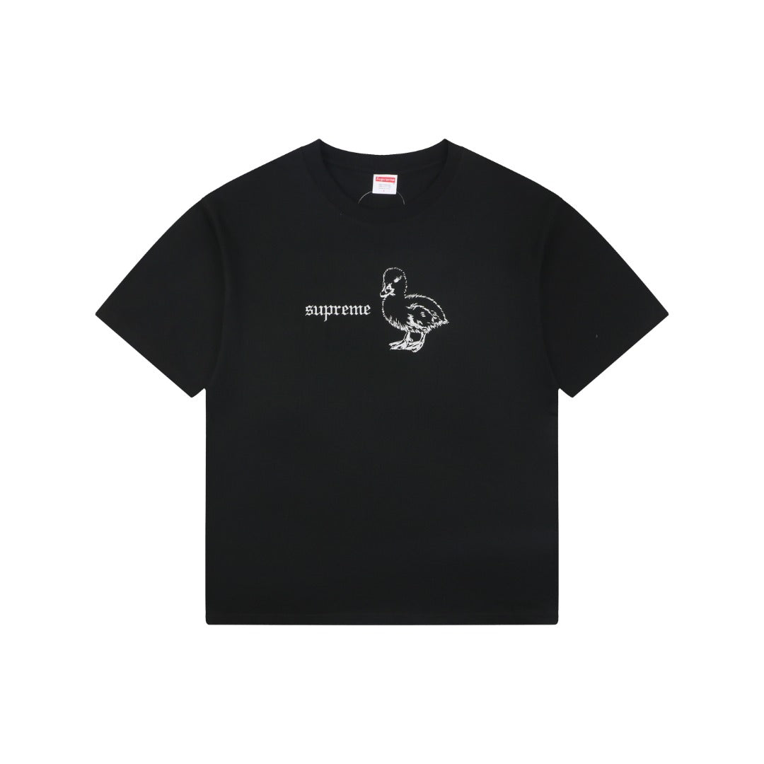 Supreme Duckling Graphic Print Short Sleeve Tee – Black