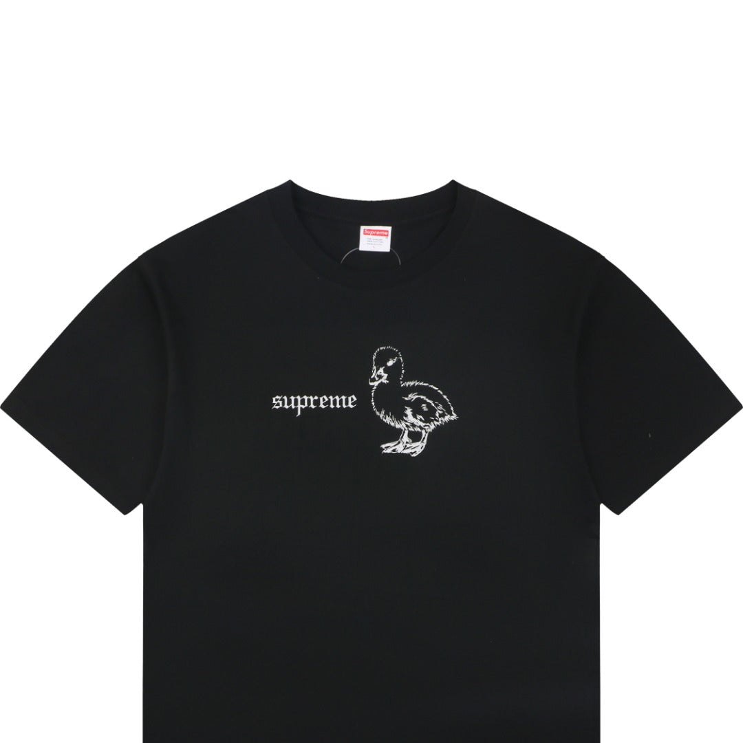 Supreme Duckling Graphic Print Short Sleeve Tee – Black