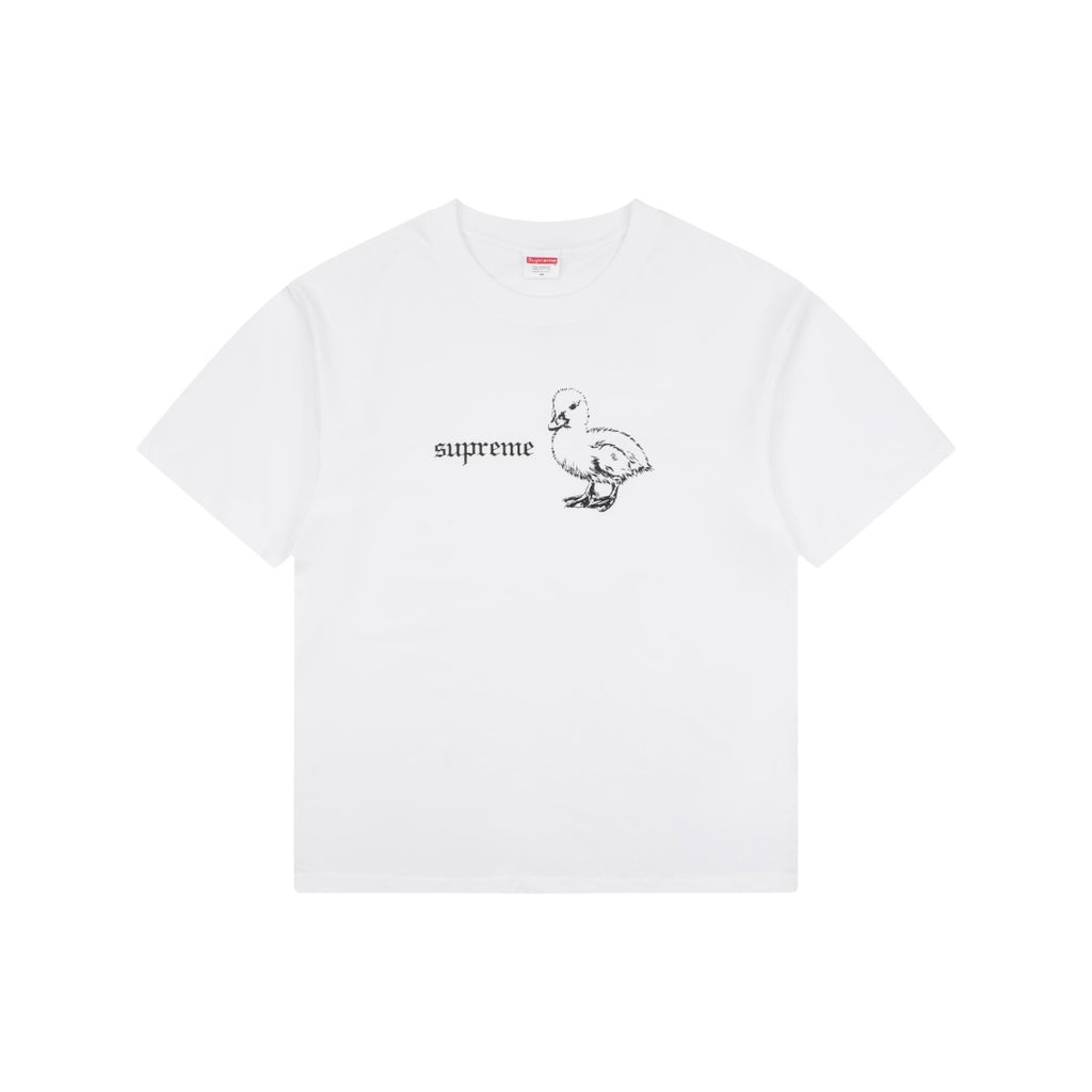 Supreme Duckling Graphic Print Short Sleeve Tee – White