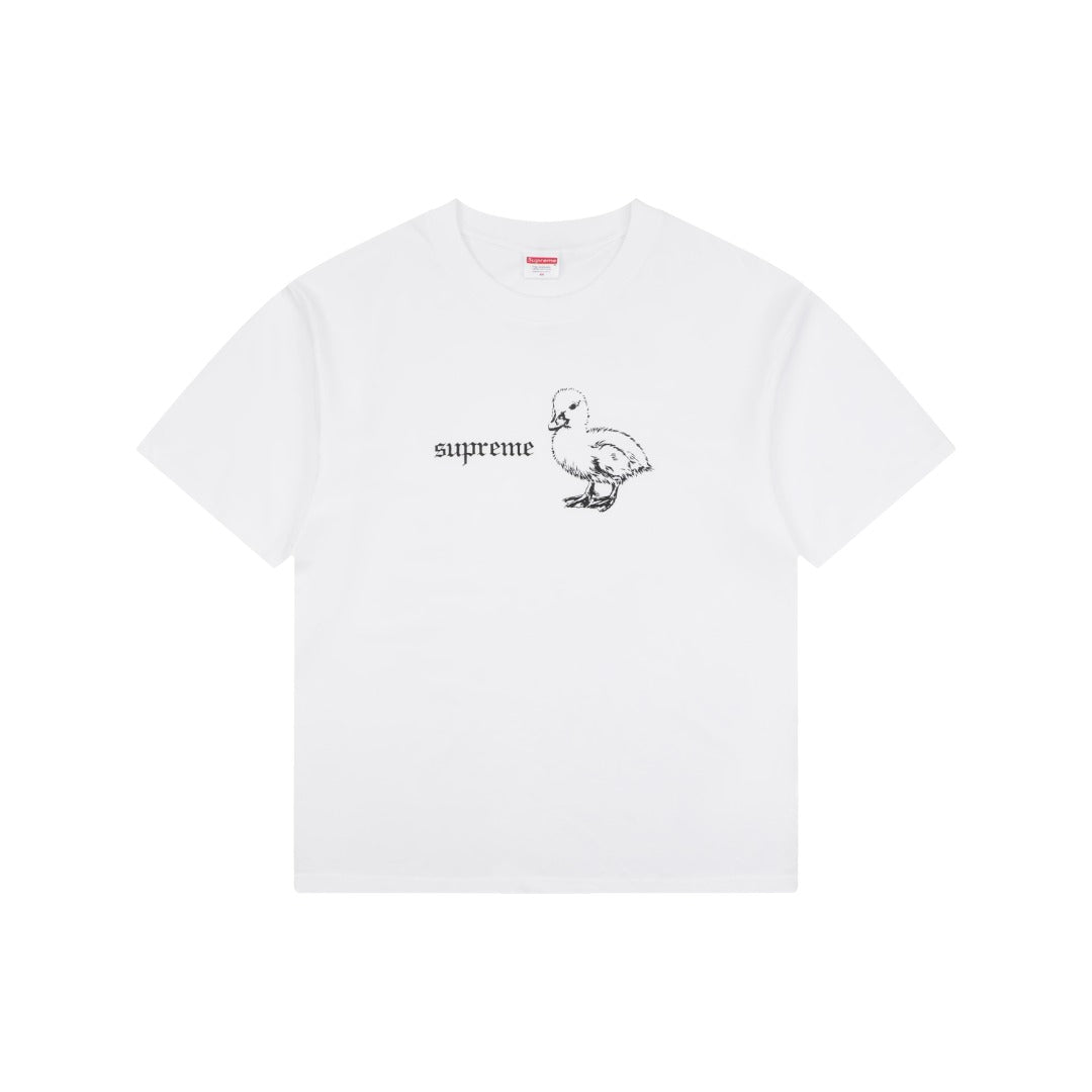 Supreme Duckling Graphic Print Short Sleeve Tee – White