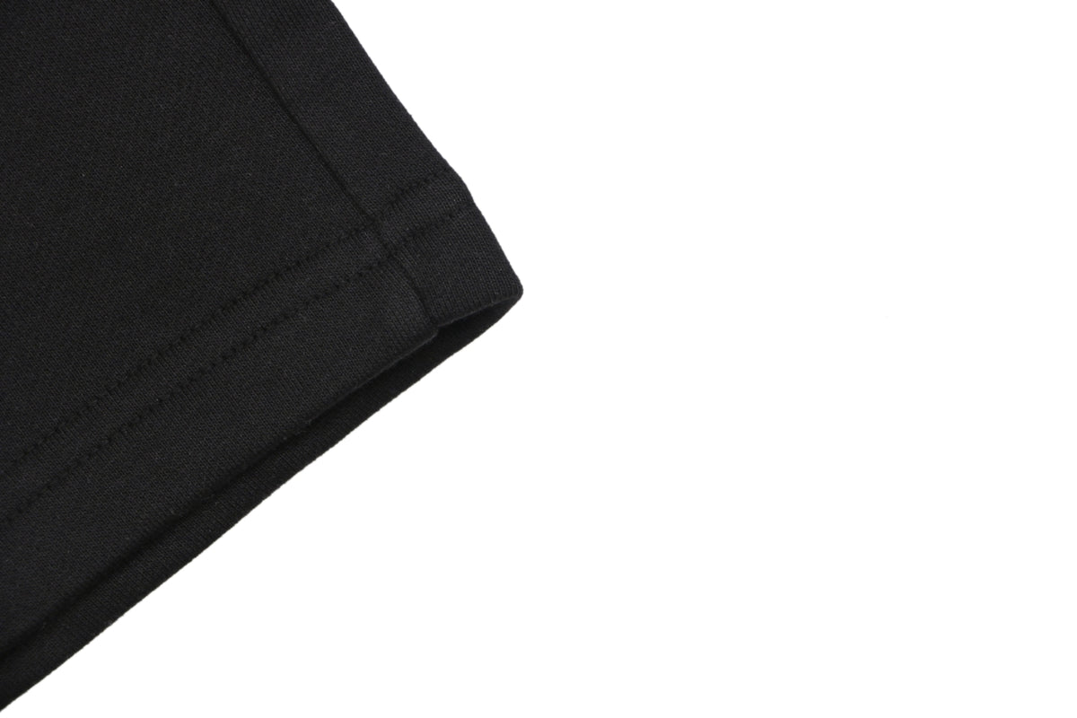 Chrome Hearts Sanskrit Cross Embroidered Shorts – Black / Pink-Purple