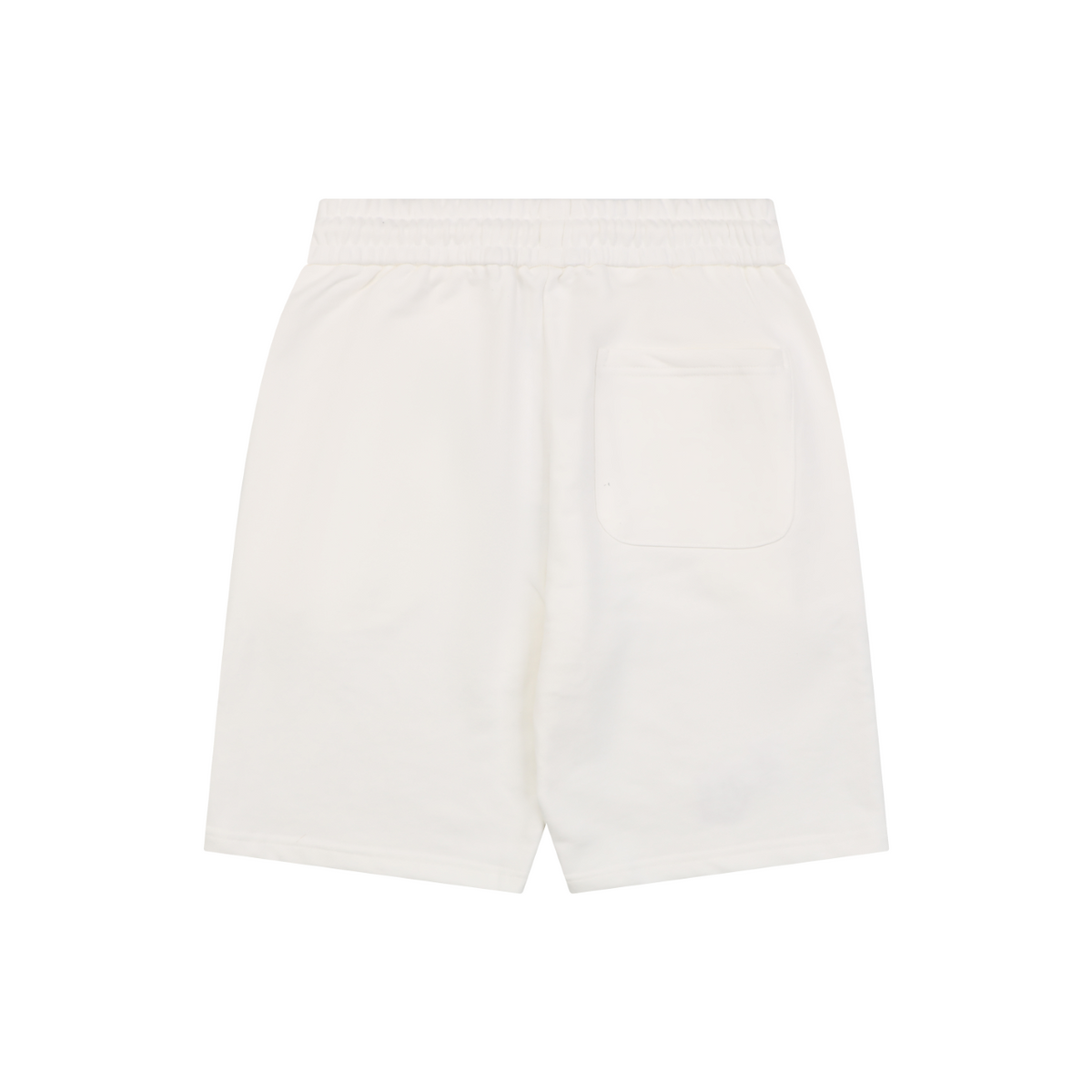 Chrome Hearts Sanskrit Cross Embroidered Shorts – Cream / Pink-Purple
