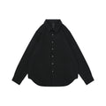 Chrome Hearts Cuff Cross Leather Patch Long Sleeve Shirt – Black