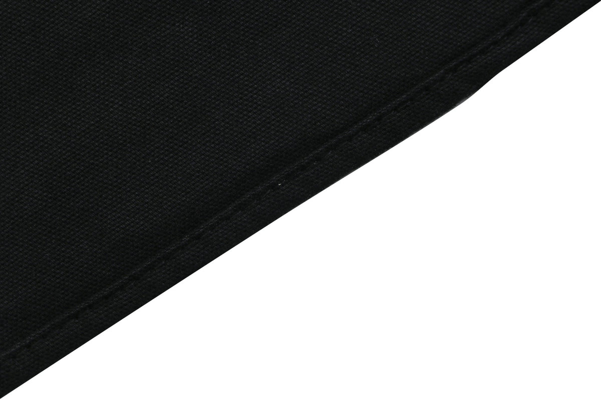 Chrome Hearts Cuff Cross Leather Patch Long Sleeve Shirt – Black