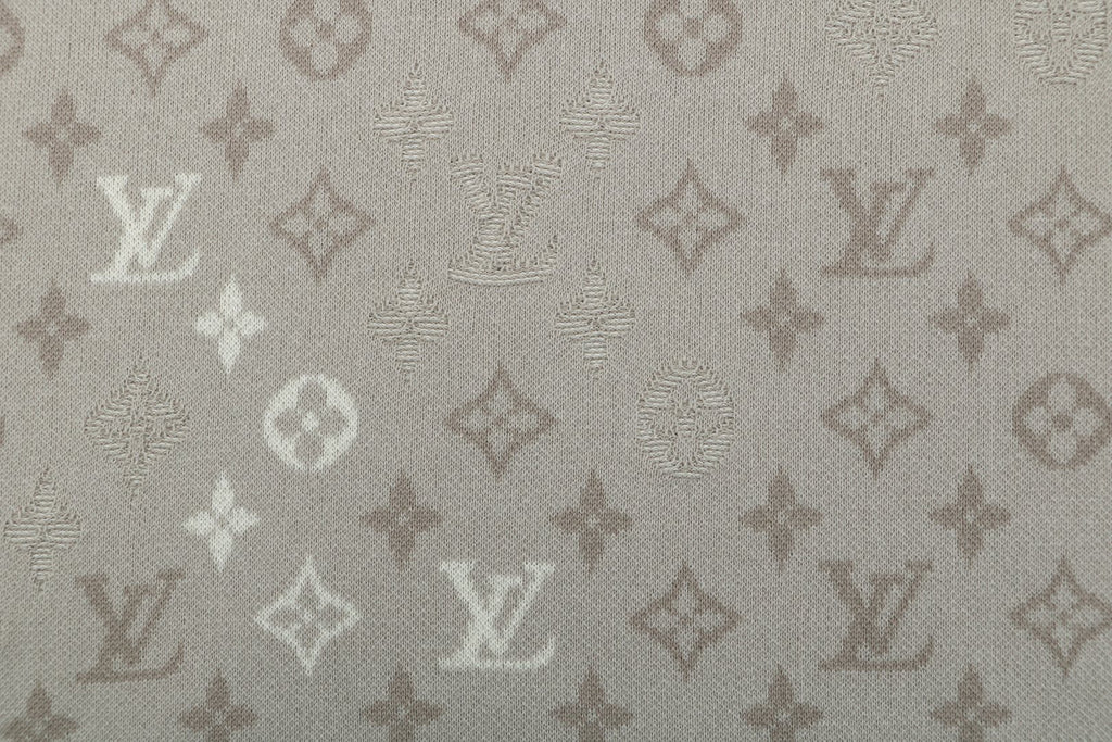 Louis Vuitton LV All-Over Monogram Gradient Inlay Jacquard Short Sleeve Tee – Stone