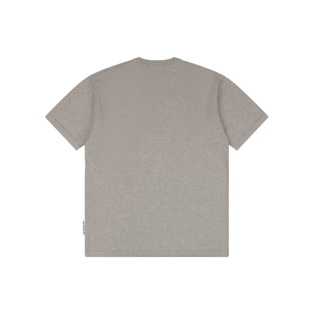 Louis Vuitton LV x Park Seo-Bo Ecriture Looped Script Letter Jacquard Short Sleeve Tee – Grey