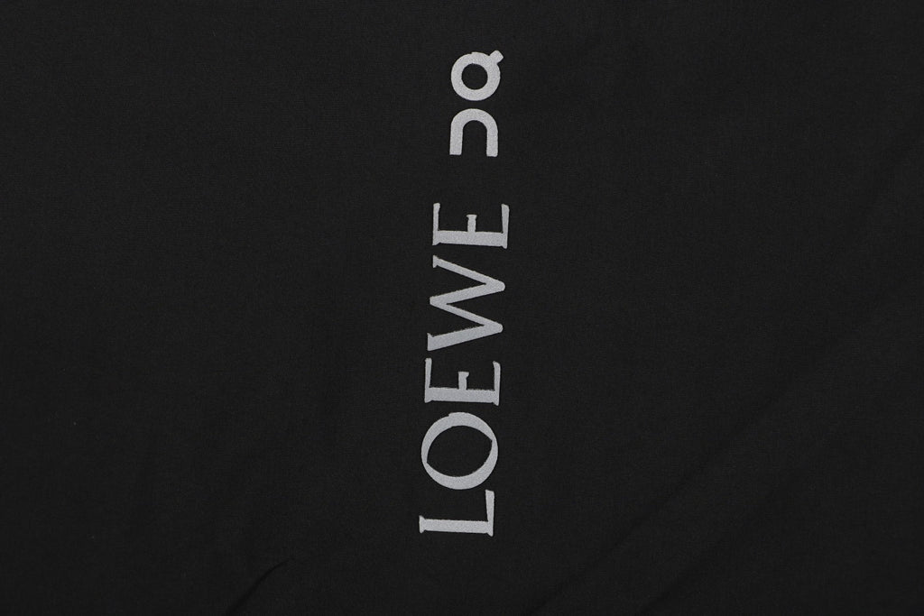 Loewe ON Floral Logo Taped Seam Hooded Shell Jacket